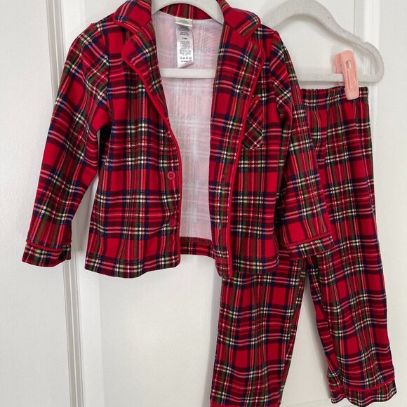 Plaid Christmas Pajamas for baby boy toddler - Picture 1 of 4